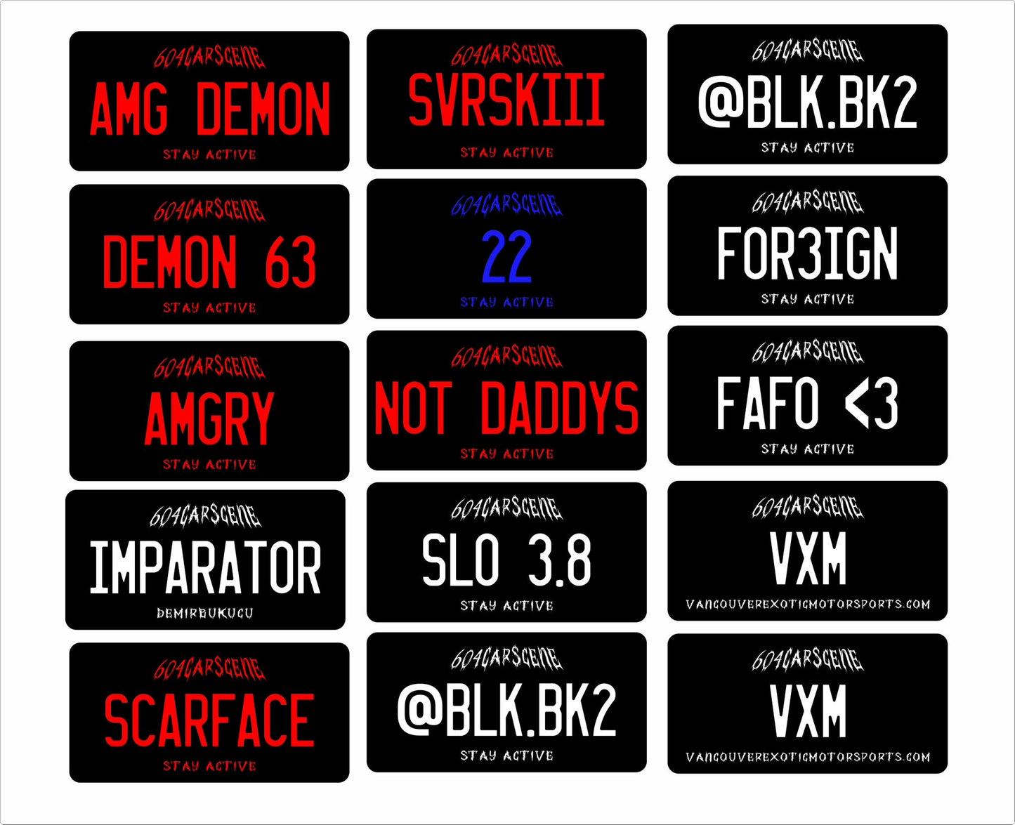 Custom License Plates