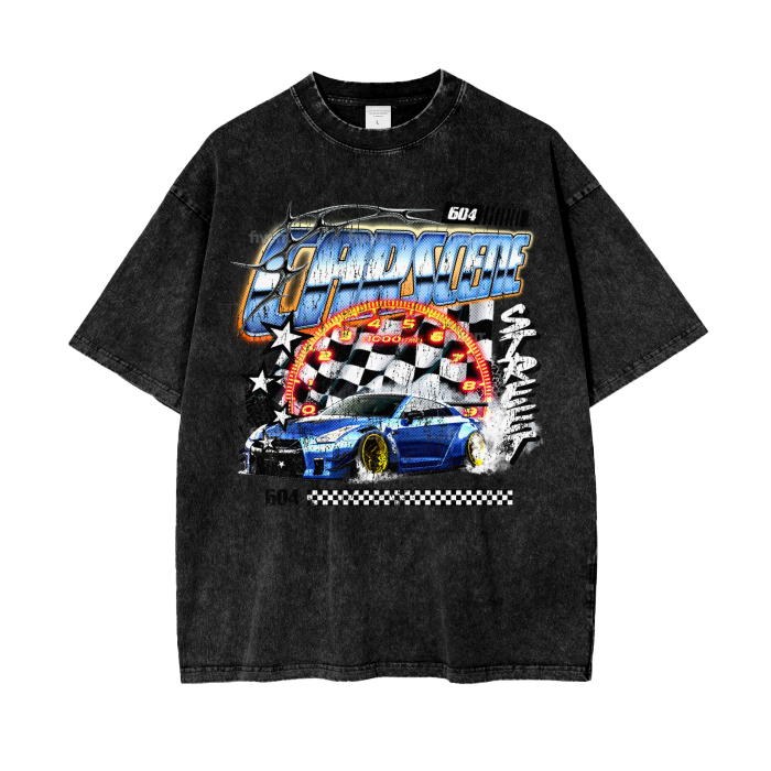 Graphic T-Shirt Acid Wash