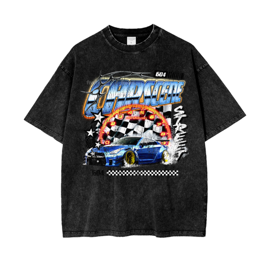 Graphic T-Shirt Acid Wash